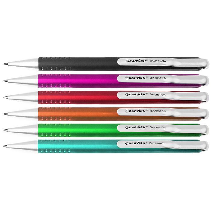 Ручка автоматическая син. "Darvish" корпус цветной ассорти Ручка автоматическая син. "Darvish" корпус цветной ассорти