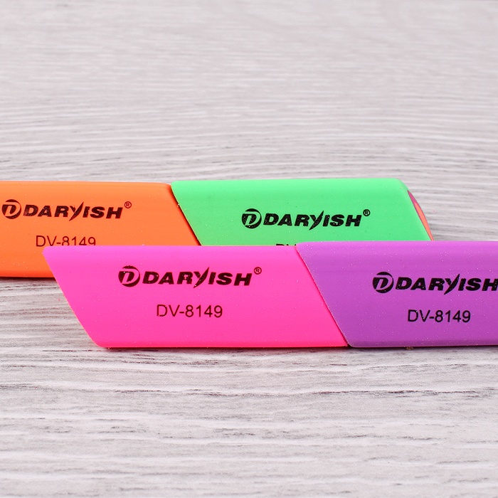 Ластик "Darvish" треугольный ассорти, в пластиковой банке Ластик "Darvish" треугольный ассорти, в пластиковой банке