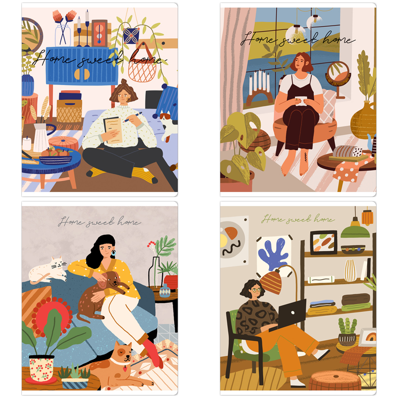 Тетрадь 48л., А5, клетка ArtSpace "Рисунки. Уют" Тетрадь 48л., А5, клетка ArtSpace "Рисунки. Уют"
