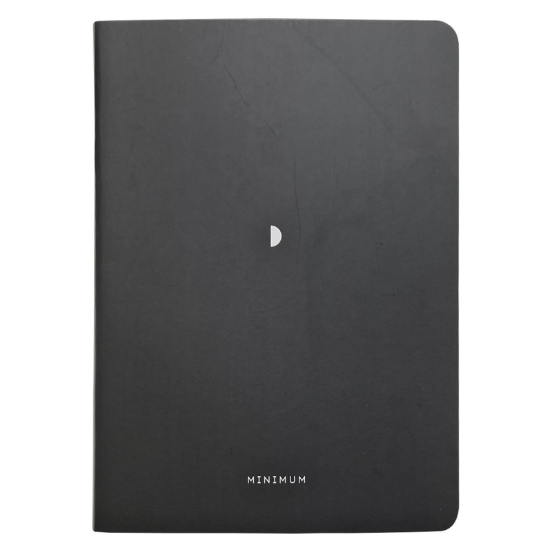 Бизнес-тетрадь А5, 40л. клетка, скрепка, 150х210мм Minimalism черный N2505 Бизнес-тетрадь А5, 40л. клетка, скрепка, 150х210мм Minimalism черный N2505