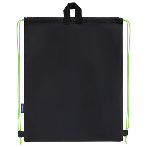 Мешок для обуви BRAUBERG, с петлей, светоотражающая полоса, 2 отделения, 46х36 Мешок для обуви BRAUBERG, с петлей, светоотражающая полоса, 2 отделения, 46х36