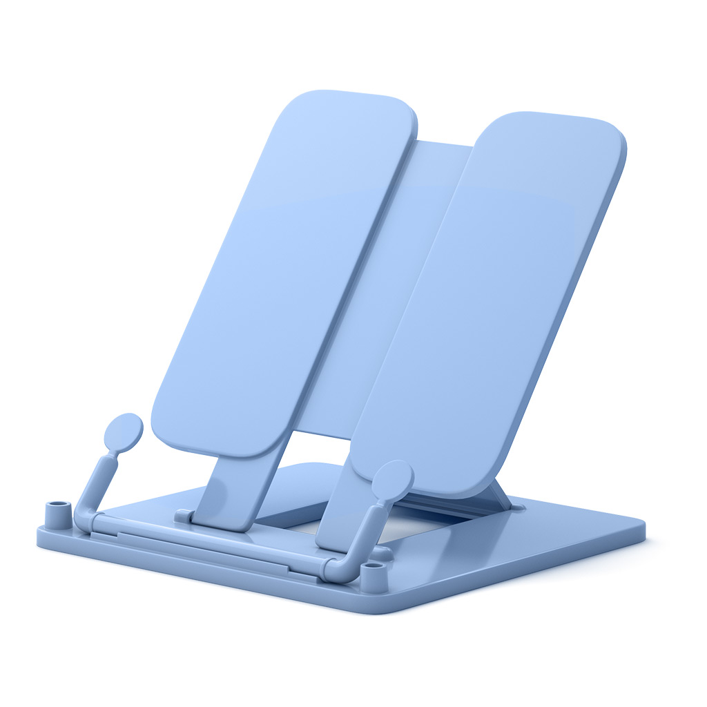 Подставка для книг пластиковая ErichKrause Pastel Bloom, голубой Подставка для книг пластиковая ErichKrause Pastel Bloom, голубой