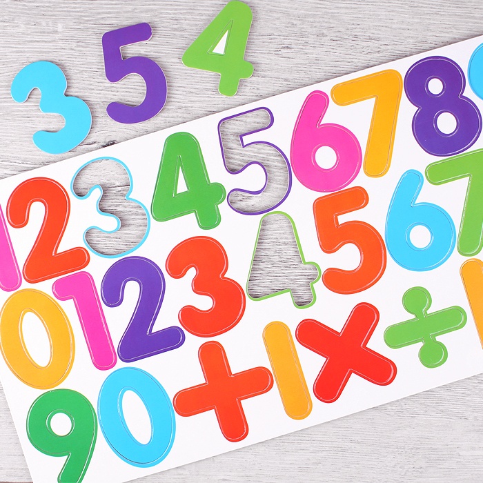 Магниты для доски "Цифры и знаки" (набор) 23шт