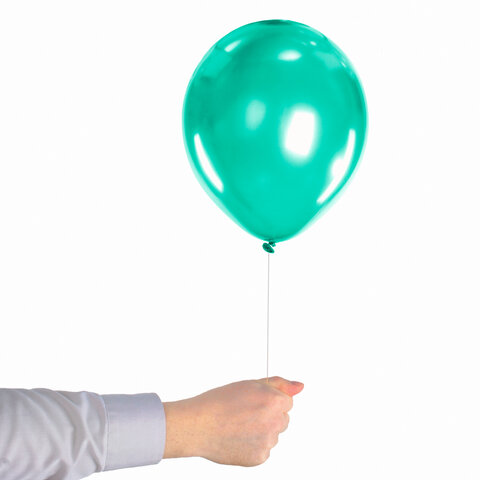 Шары воздушные ЗОЛОТАЯ СКАЗКА, 10" (25 см), КОМПЛЕКТ 10 штук, металлик,