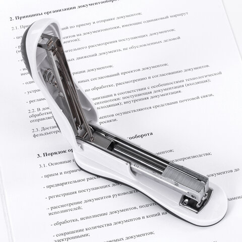 Скобы для степлера цинковое покрытие №24/6, 1000 штук, BRAUBERG