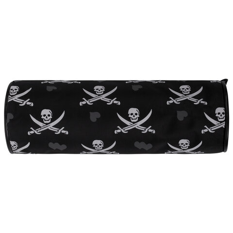 Пенал-косметичка BRAUBERG для учеников начальной школы, черный, пираты, 20х7х7 Пенал-косметичка BRAUBERG для учеников начальной школы, черный, пираты, 20х7х7