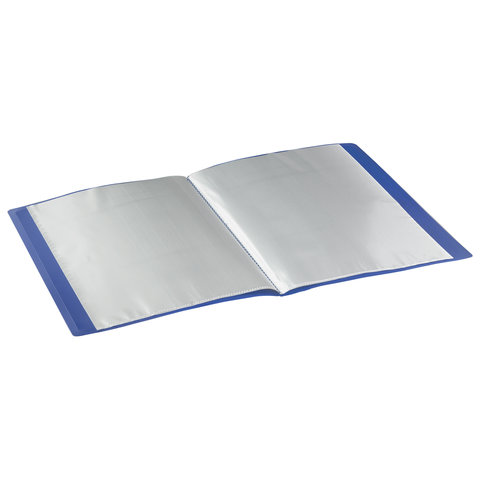 Папка 20 вкладышей BRAUBERG "Office", синяя, 0,5 мм, 222628 Папка 20 вкладышей BRAUBERG "Office", синяя, 0,5 мм, 222628