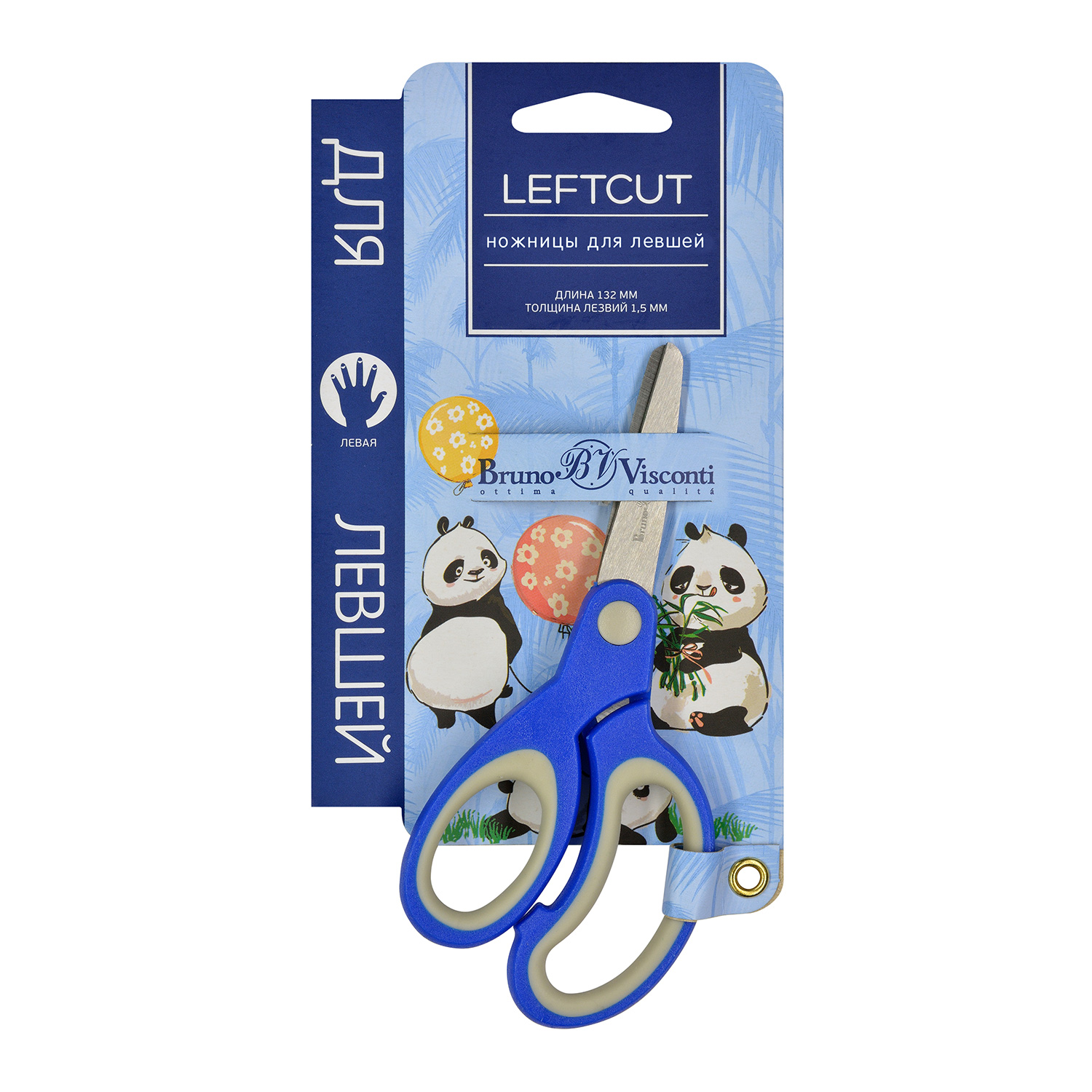 НОЖНИЦЫ ДЕТСКИЕ ДЛЯ ЛЕВШЕЙ, "LEFTCUT" 13.2 см. НОЖНИЦЫ ДЕТСКИЕ ДЛЯ ЛЕВШЕЙ, "LEFTCUT" 13.2 см.
