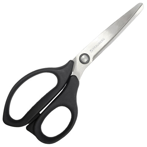 Ножницы BRAUBERG "BOMB", 210 мм, графитовый цвет, 2-сторонняя заточка, Ножницы BRAUBERG "BOMB", 210 мм, графитовый цвет, 2-сторонняя заточка,