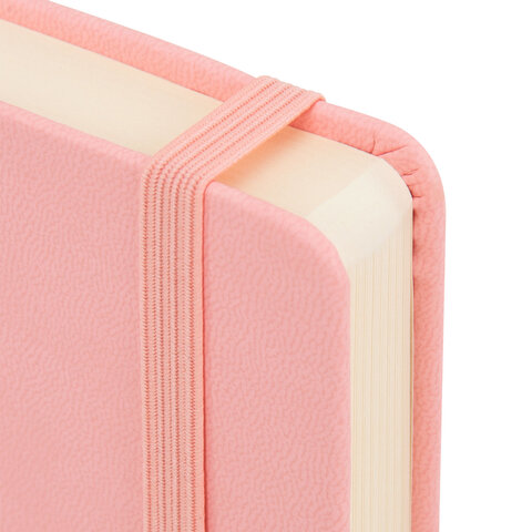 Скетчбук, слоновая кость 140 г/м2 210х297 мм, 80 л., КОЖЗАМ, резинка, BRAUBERG