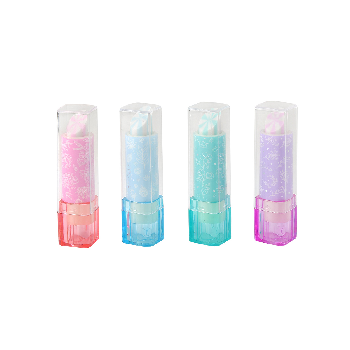 Ластик "Flower Zefir Lipstick", 4 вида Ластик "Flower Zefir Lipstick", 4 вида