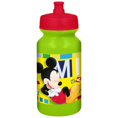 Бутылка пластиковая с выдвижным поильником (спортивная 340 мл). Микки Маус Бутылка пластиковая с выдвижным поильником (спортивная 340 мл). Микки Маус