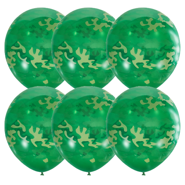 12"/30см Декоратор EMERALD GREEN (шелк) 5 ст. рис Милитари 25шт 12"/30см Декоратор EMERALD GREEN (шелк) 5 ст. рис Милитари 25шт