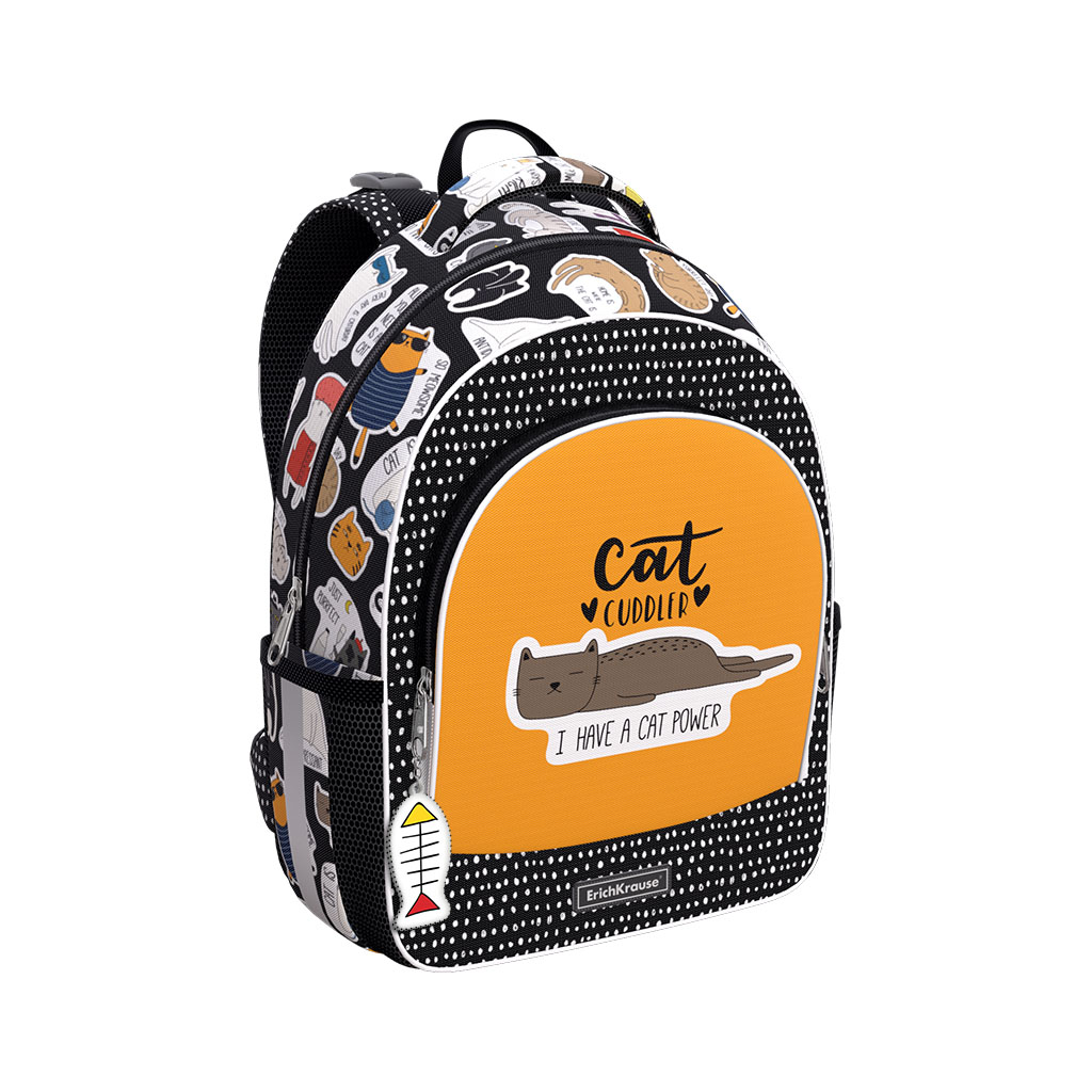 Ученический рюкзак ErichKrause® ErgoLine® 15L Funny Kittens Ученический рюкзак ErichKrause® ErgoLine® 15L Funny Kittens