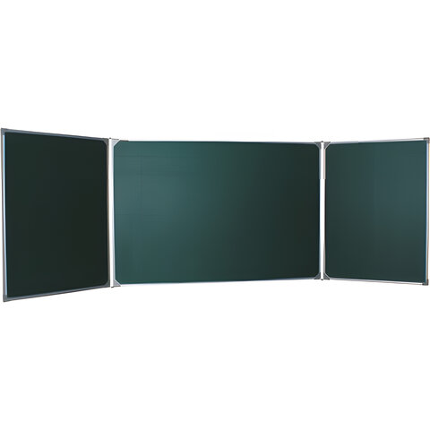 Доска для мела магнитная 3-х элементная, 100х170/340 см, 5 рабочих поверхностей, Доска для мела магнитная 3-х элементная, 100х170/340 см, 5 рабочих поверхностей,