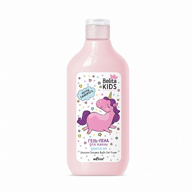 БЕЛИТА Belita Kids для девочек 3-7 лет ГЕЛЬ-ПЕНА для ванны "Мечты БЕЛИТА Belita Kids для девочек 3-7 лет ГЕЛЬ-ПЕНА для ванны "Мечты