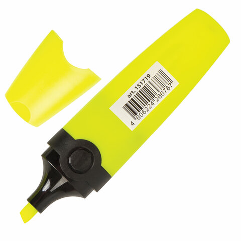 Текстовыделитель BRAUBERG "DELTA", ЖЕЛТЫЙ, линия 1-5 мм, 151719 Текстовыделитель BRAUBERG "DELTA", ЖЕЛТЫЙ, линия 1-5 мм, 151719