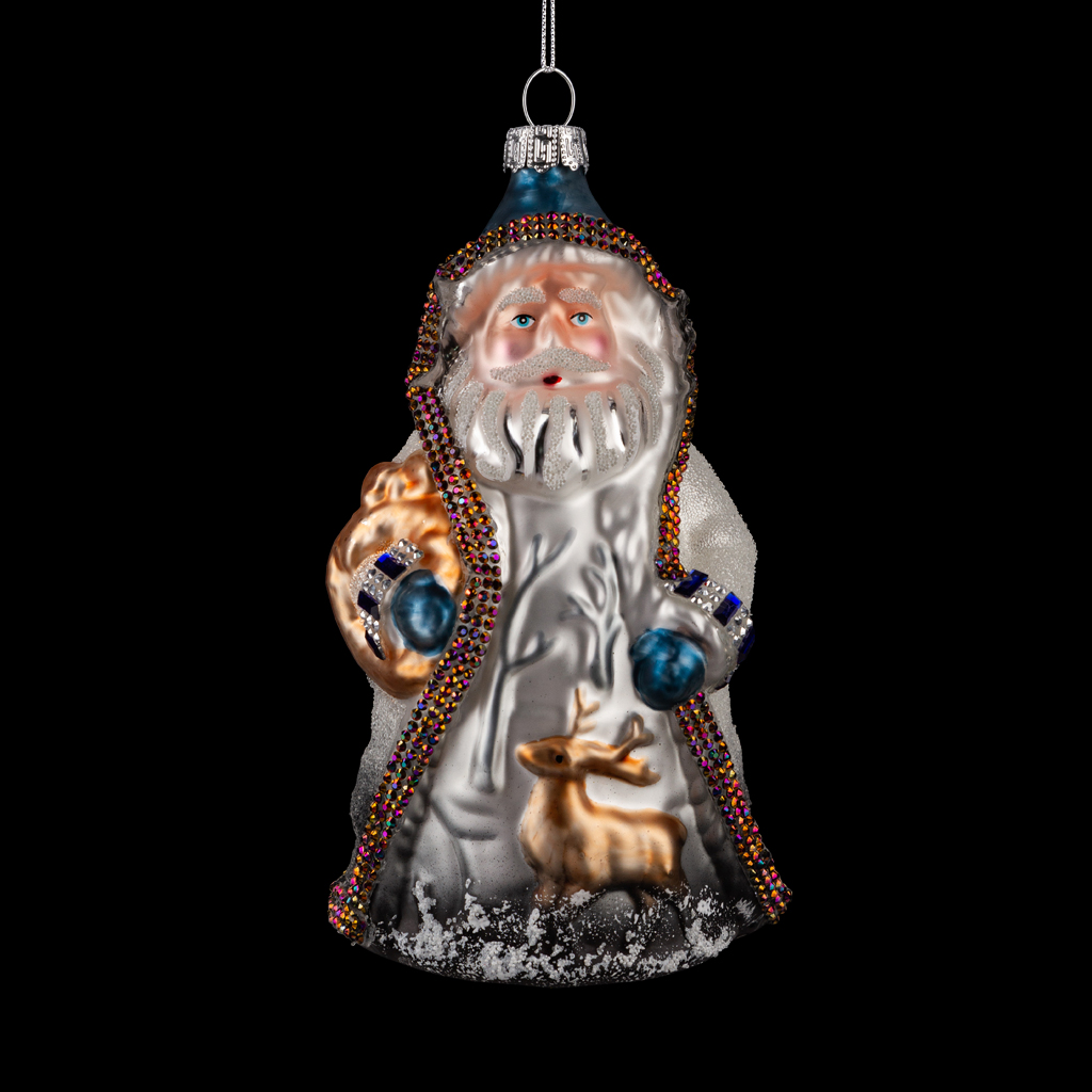 Украшение ErichKrause Decor® Морозко 14см, стекло Украшение ErichKrause Decor® Морозко 14см, стекло