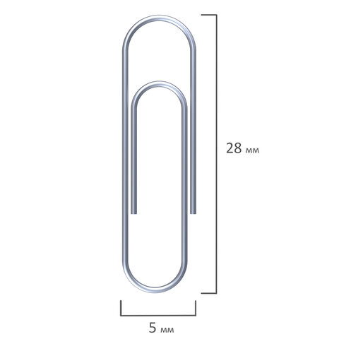 Скрепки STAFF, 28 мм, оцинкованные, 100 шт., в картонной коробке, 270451 Скрепки STAFF, 28 мм, оцинкованные, 100 шт., в картонной коробке, 270451