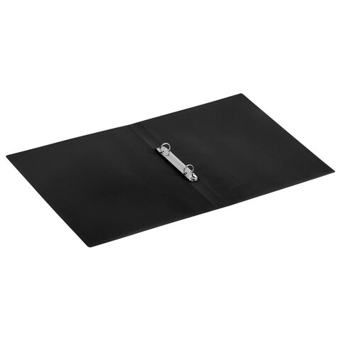 Папка на 2 кольцах А4 BRAUBERG UNIVERSAL, 25 мм, черная, до 170 листов, 0,5 мм, Папка на 2 кольцах А4 BRAUBERG UNIVERSAL, 25 мм, черная, до 170 листов, 0,5 мм,