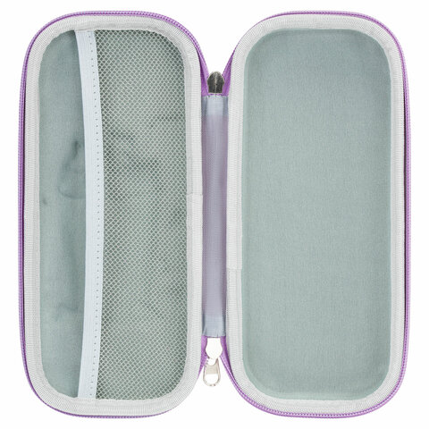 Пенал ЮНЛАНДИЯ, 1 отделение, карман, полиэстер/EVA, 22х10х5 см, Bubble tea,