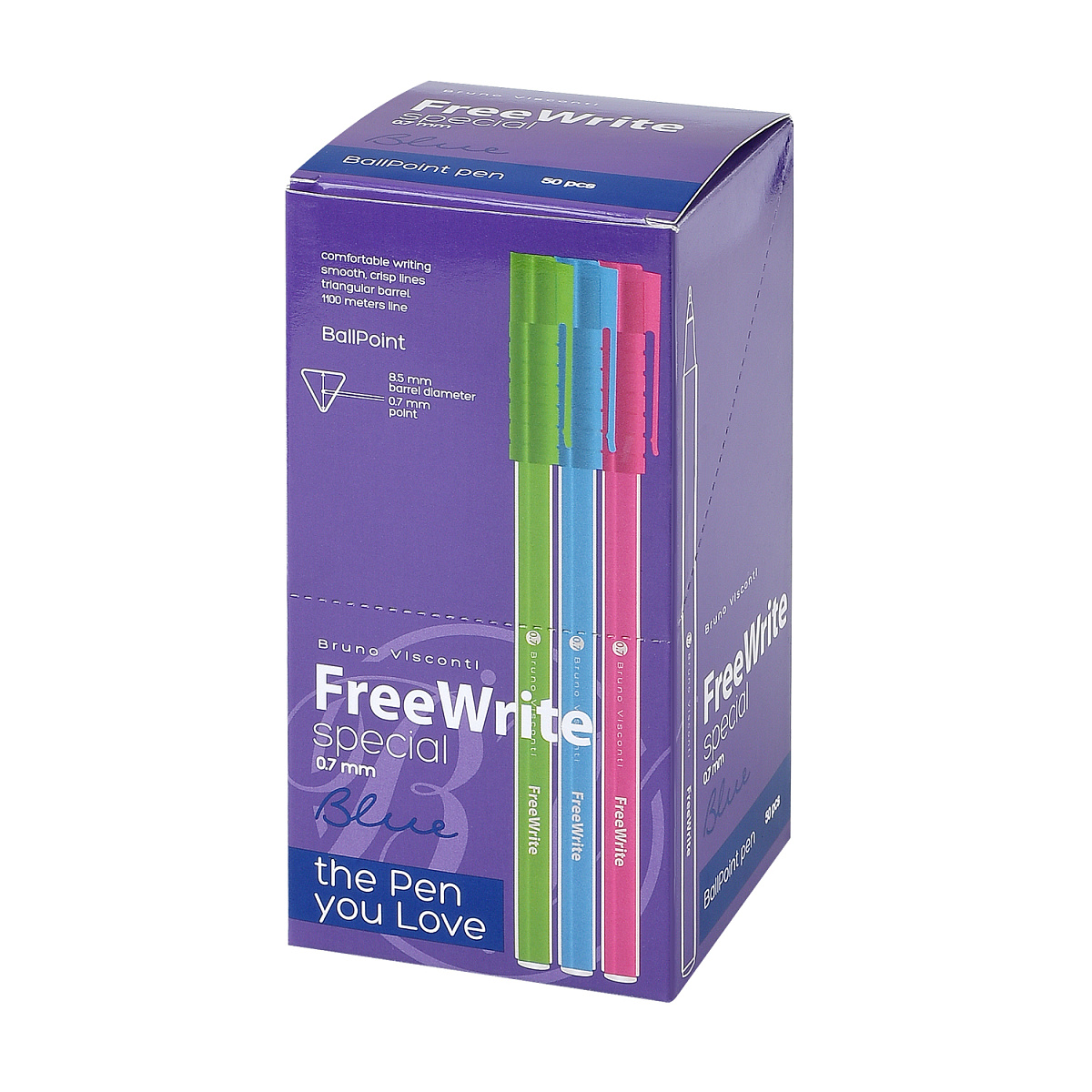 Ручка "FreeWrite Special" ШАРИКОВАЯ 0.7 мм, СИНЯЯ (3 цвета) Ручка "FreeWrite Special" ШАРИКОВАЯ 0.7 мм, СИНЯЯ (3 цвета)