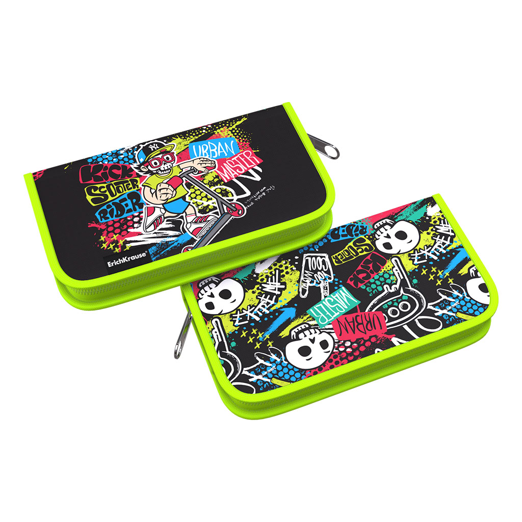 Пенал-книжка без наполнения ErichKrause® 110x205x25мм Scooter Master Пенал-книжка без наполнения ErichKrause® 110x205x25мм Scooter Master