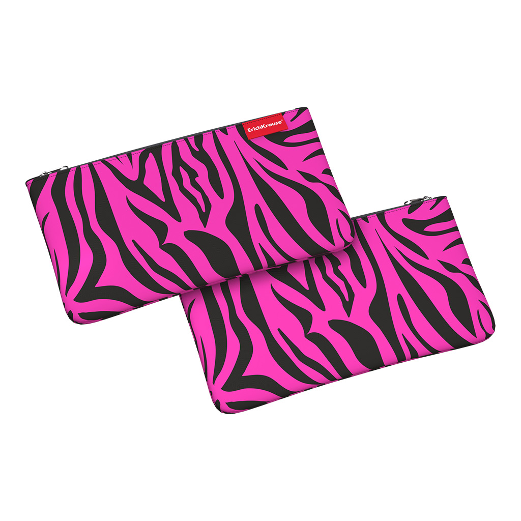Пенал конверт ErichKrause Light 220x120мм Velvet Zebra Пенал конверт ErichKrause Light 220x120мм Velvet Zebra