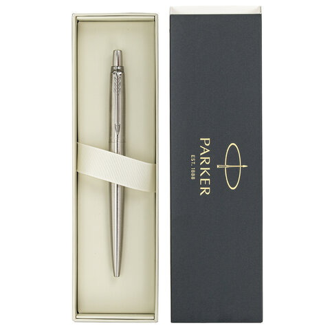 Ручка гелевая PARKER "Jotter Stainless Steel CT", корпус серебристый, Ручка гелевая PARKER "Jotter Stainless Steel CT", корпус серебристый,