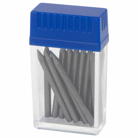 Грифели запасные для циркуля BRAUBERG, 12 шт. по 24 мм, HB, толщина 2 мм, Грифели запасные для циркуля BRAUBERG, 12 шт. по 24 мм, HB, толщина 2 мм,