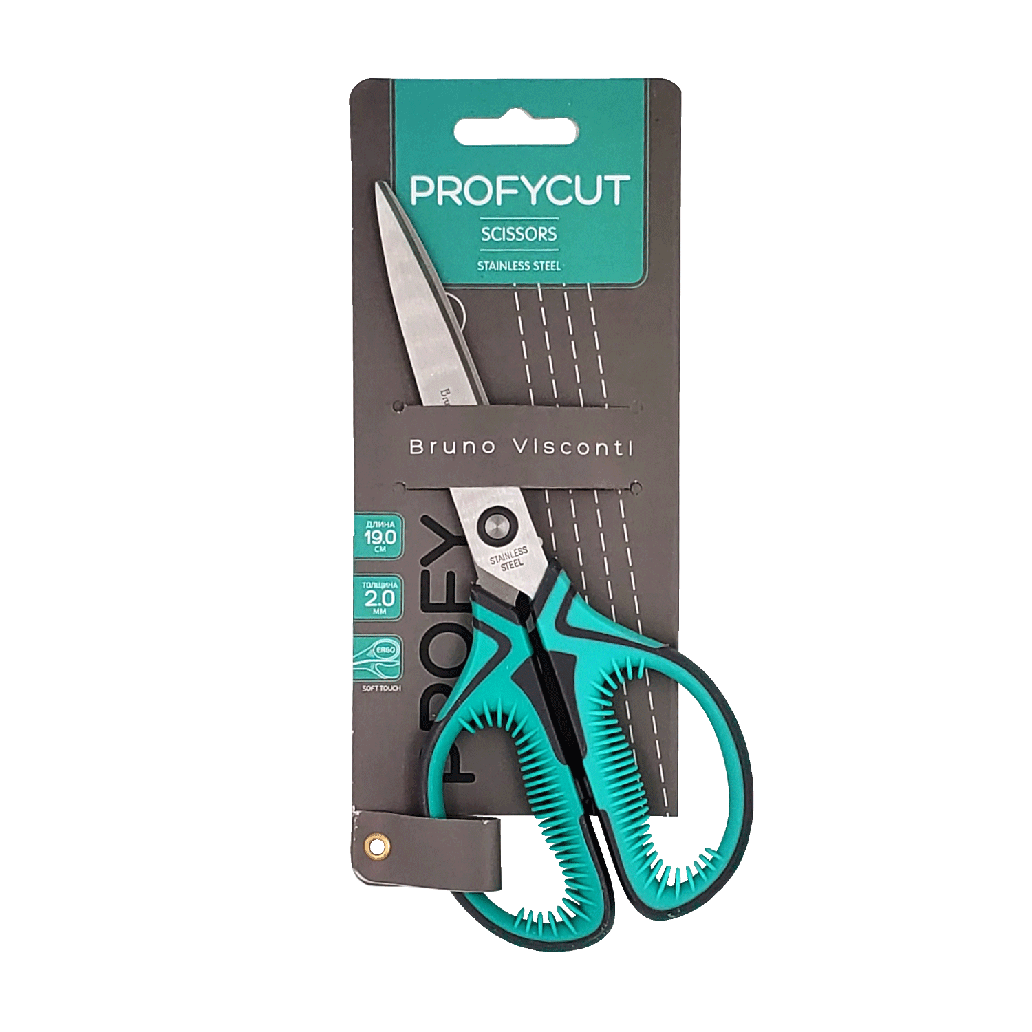 НОЖНИЦЫ C ЗАЩИТНЫМ ЧЕХЛОМ "PROFYCUT" 19 см НОЖНИЦЫ C ЗАЩИТНЫМ ЧЕХЛОМ "PROFYCUT" 19 см