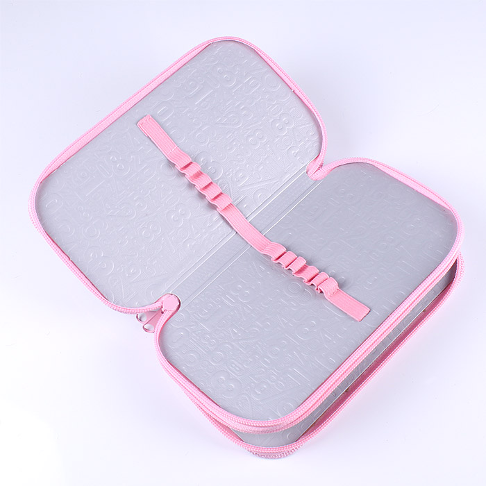 Пенал 1отдел. SOFT 190*115мм тканевый торец Purple Princess