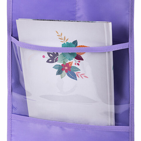 Кармашки-органайзер в шкафчик для детского сада ЮНЛАНДИЯ, увеличенный размер,