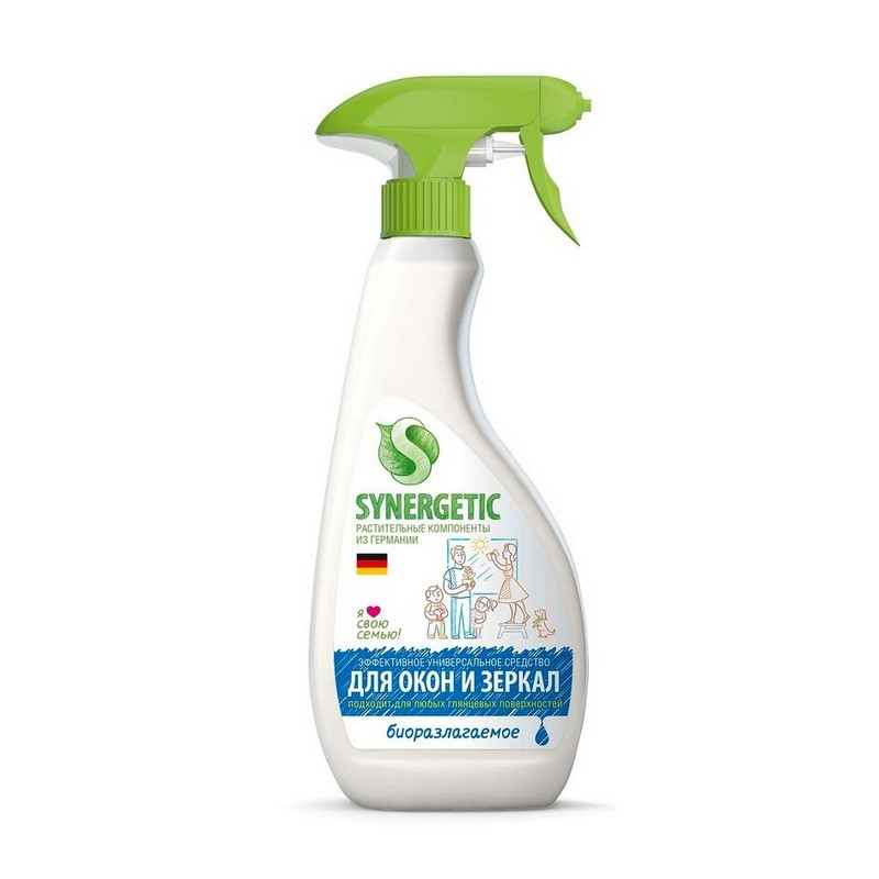 Средство для мытья посуды Средство для стекол Синергетик 500 мл триггер штр. Средство для мытья посуды Средство для стекол Синергетик 500 мл триггер штр.