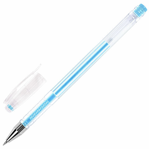 Ручки гелевые ПАСТЕЛЬ BRAUBERG "EXTRA", НАБОР 6 ЦВЕТОВ, узел 0,7 мм,