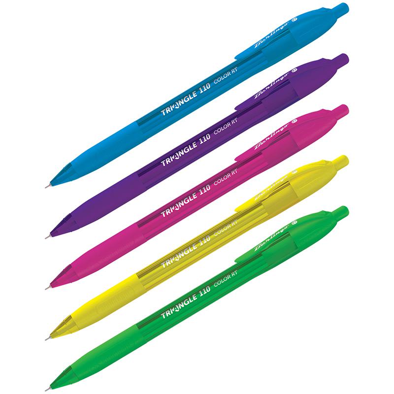 Ручка шариковая автоматическая "Triangle 110 RT Color" синяя, 0,7мм, Ручка шариковая автоматическая "Triangle 110 RT Color" синяя, 0,7мм,