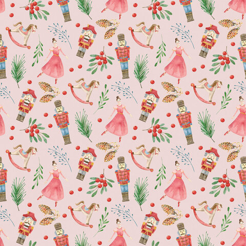 Бумага упаковочная новогодняя НАБОР 3 шт., "X-mas toys", 70х100 см, 3