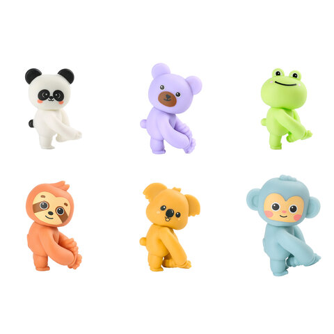 Игрушка-антистресс "ЗВЕРЮШКА-ОБНИМАШКА", ассорти 6 видов, дисплей,