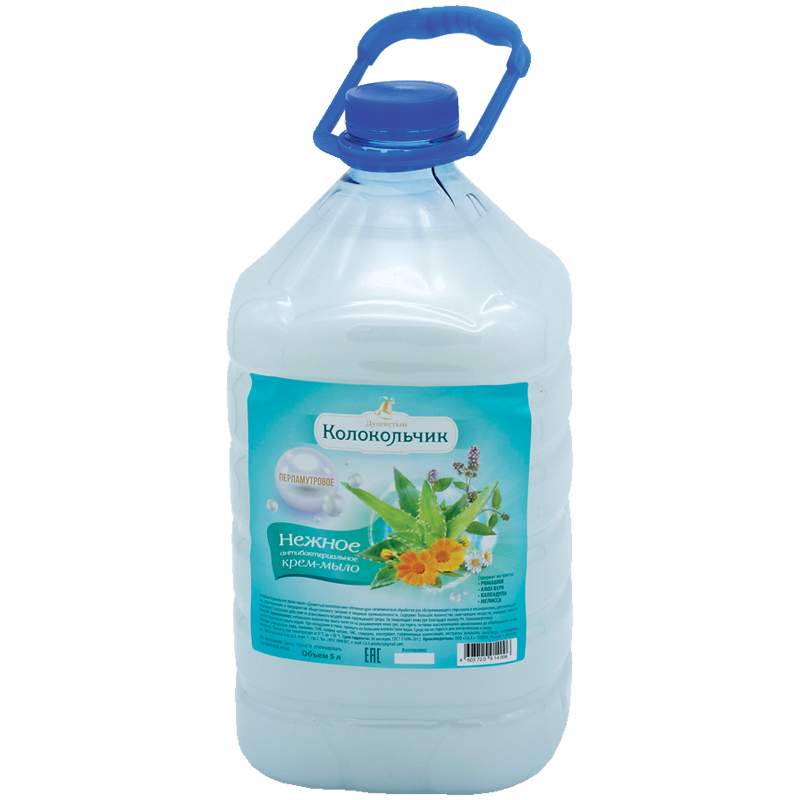 Душистый Колокольчик жидкое кр-мыло 5л."АНТИБАК. НЕЖНОЕ" канистра *1/4 Душистый Колокольчик жидкое кр-мыло 5л."АНТИБАК. НЕЖНОЕ" канистра *1/4