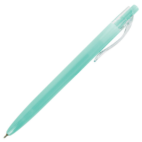 Ручка шариковая автоматическая BRAUBERG "PASTEL", СИНЯЯ, корпус Ручка шариковая автоматическая BRAUBERG "PASTEL", СИНЯЯ, корпус