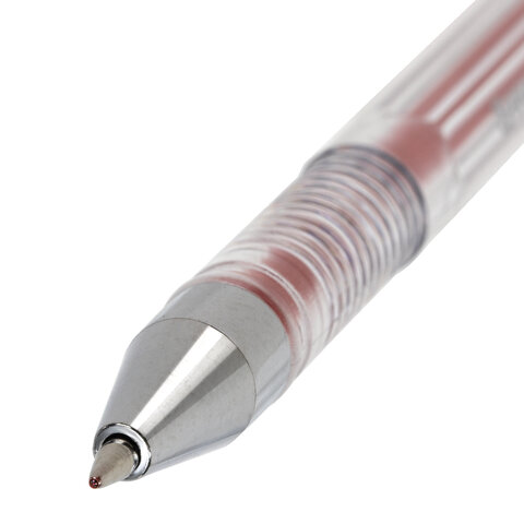 Ручка гелевая BRAUBERG "EXTRA", КРАСНАЯ, корпус прозрачный, узел 0,5 Ручка гелевая BRAUBERG "EXTRA", КРАСНАЯ, корпус прозрачный, узел 0,5