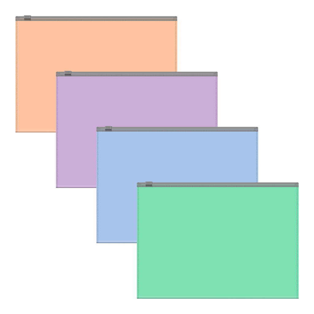 Zip-пакет пластиковый ErichKrause Matt Pastel Bloom, A5+, непрозрачный, ассорти Zip-пакет пластиковый ErichKrause Matt Pastel Bloom, A5+, непрозрачный, ассорти