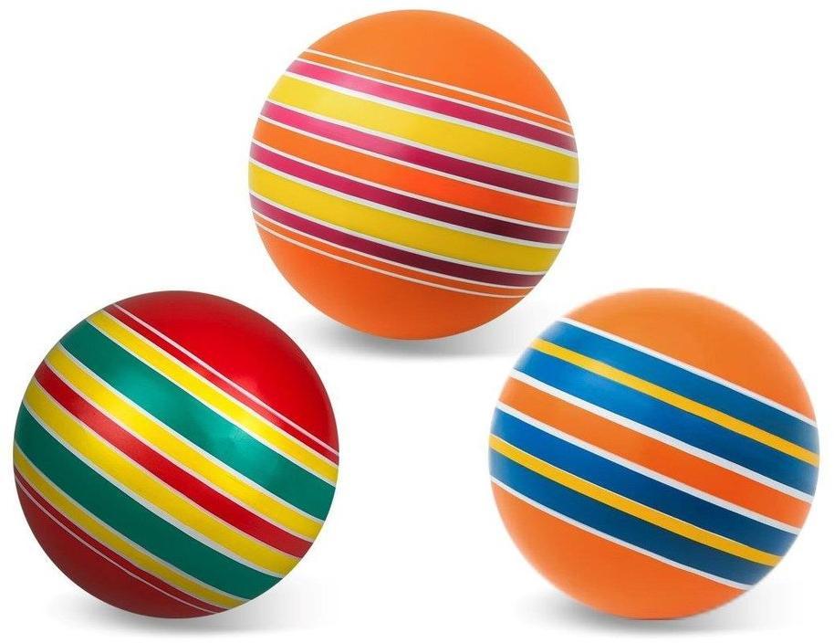 Мяч детский 10 см, Серия Полосатики ручное окраш.,в ассортименте Мяч детский 10 см, Серия Полосатики ручное окраш.,в ассортименте