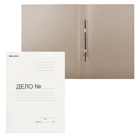 Скоросшиватель картонный мелованный BRAUBERG, гарантированная плотность 440 Скоросшиватель картонный мелованный BRAUBERG, гарантированная плотность 440