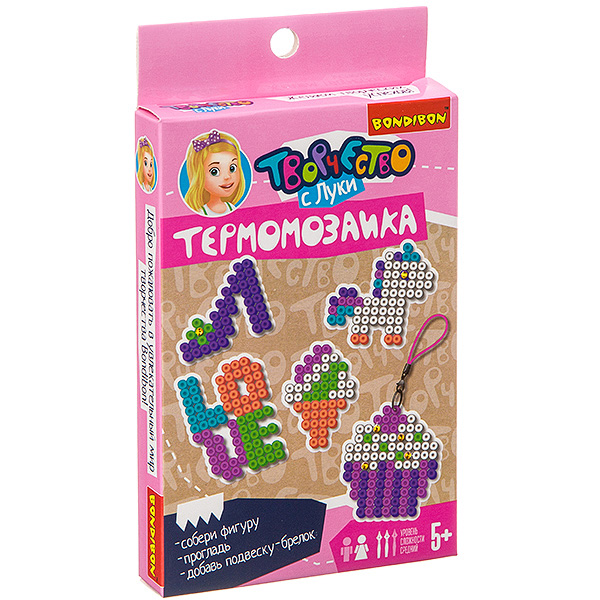 Набор для творчества BONDIBON. Термомозаика 2D (пирожное-мороженое) Набор для творчества BONDIBON. Термомозаика 2D (пирожное-мороженое)