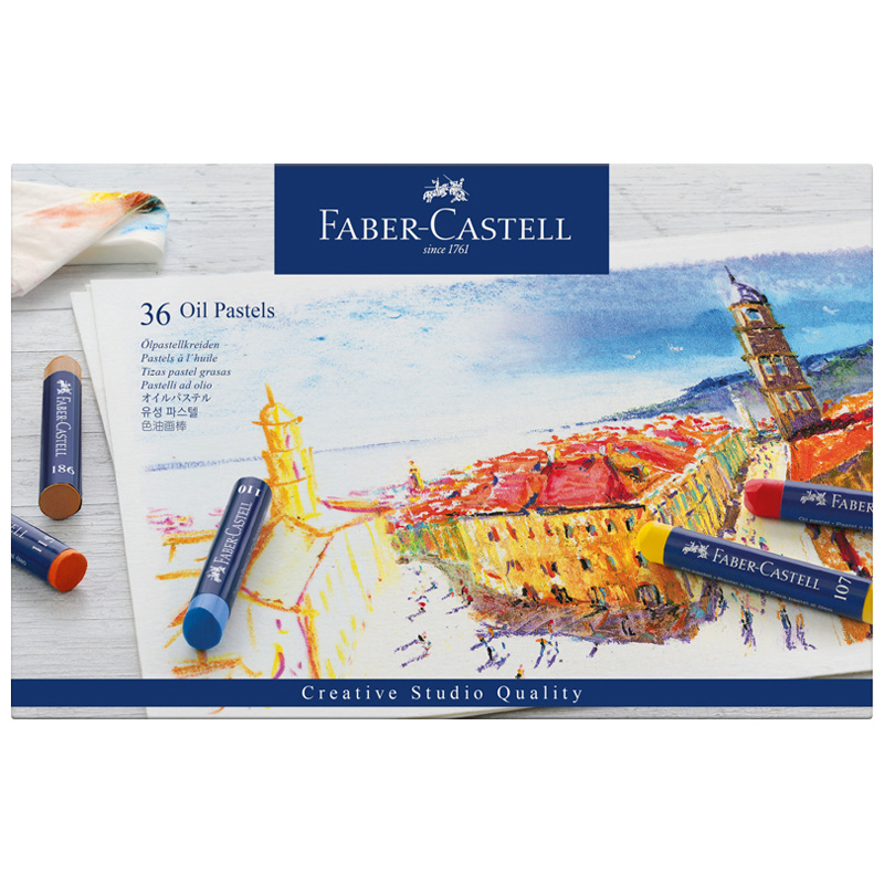 Пастель масляная Faber-Castell "Oil Pastels", 36 цветов, картон. упак. Пастель масляная Faber-Castell "Oil Pastels", 36 цветов, картон. упак.