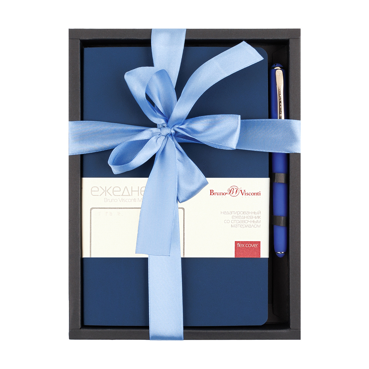 НАБОР ПОДАРОЧНЫЙ А5 "MEGAPOLIS COLOR" FLEX (ЕЖЕДНЕВНИК ТЕМНО-СИНИЙ И НАБОР ПОДАРОЧНЫЙ А5 "MEGAPOLIS COLOR" FLEX (ЕЖЕДНЕВНИК ТЕМНО-СИНИЙ И
