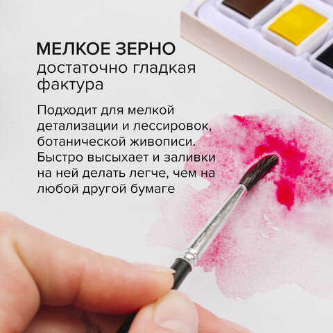 Бумага для акварели 300 г/м2 560x760 мм мелкое зерно, 10 листов, BRAUBERG ART Бумага для акварели 300 г/м2 560x760 мм мелкое зерно, 10 листов, BRAUBERG ART