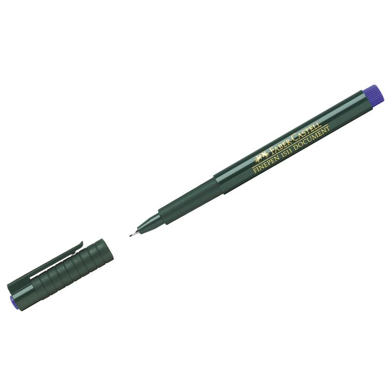 Ручка капиллярная Faber-Castell "Finepen 1511" синяя, 0,4мм. 151151 Ручка капиллярная Faber-Castell "Finepen 1511" синяя, 0,4мм. 151151