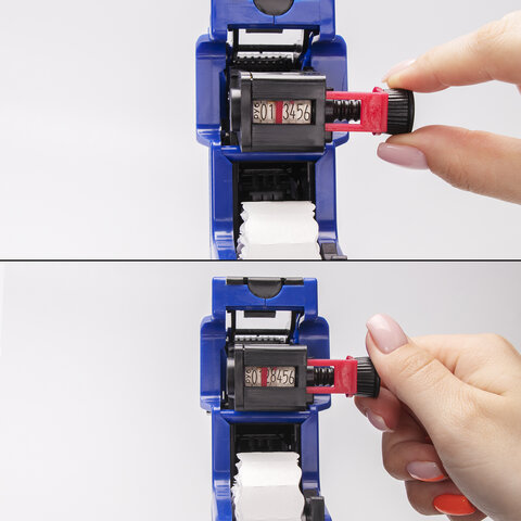 Этикет-пистолет однострочный, волнистая лента 22x12 мм, 8 символов, BRAUBERG, Этикет-пистолет однострочный, волнистая лента 22x12 мм, 8 символов, BRAUBERG,